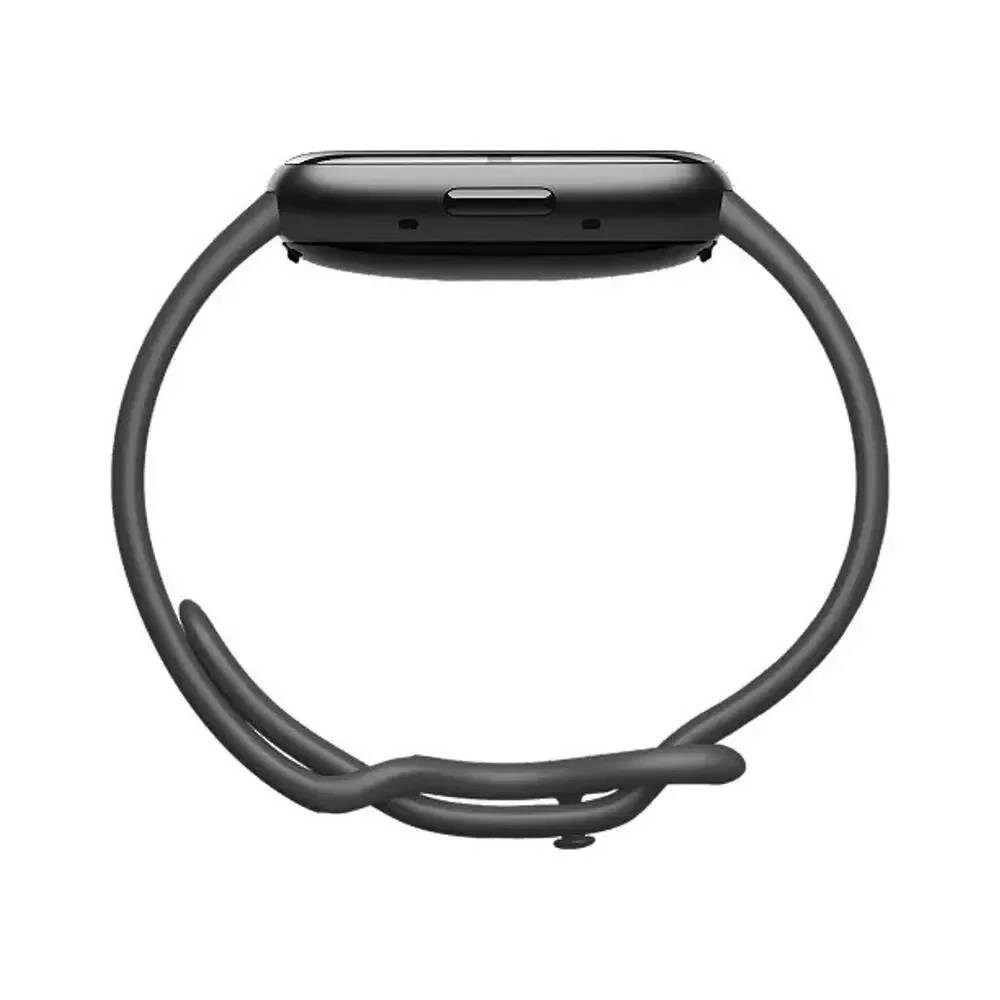 Fitbit Sense 2 Smartwatch 40mm Black Aluminum Case Black Silicone Band